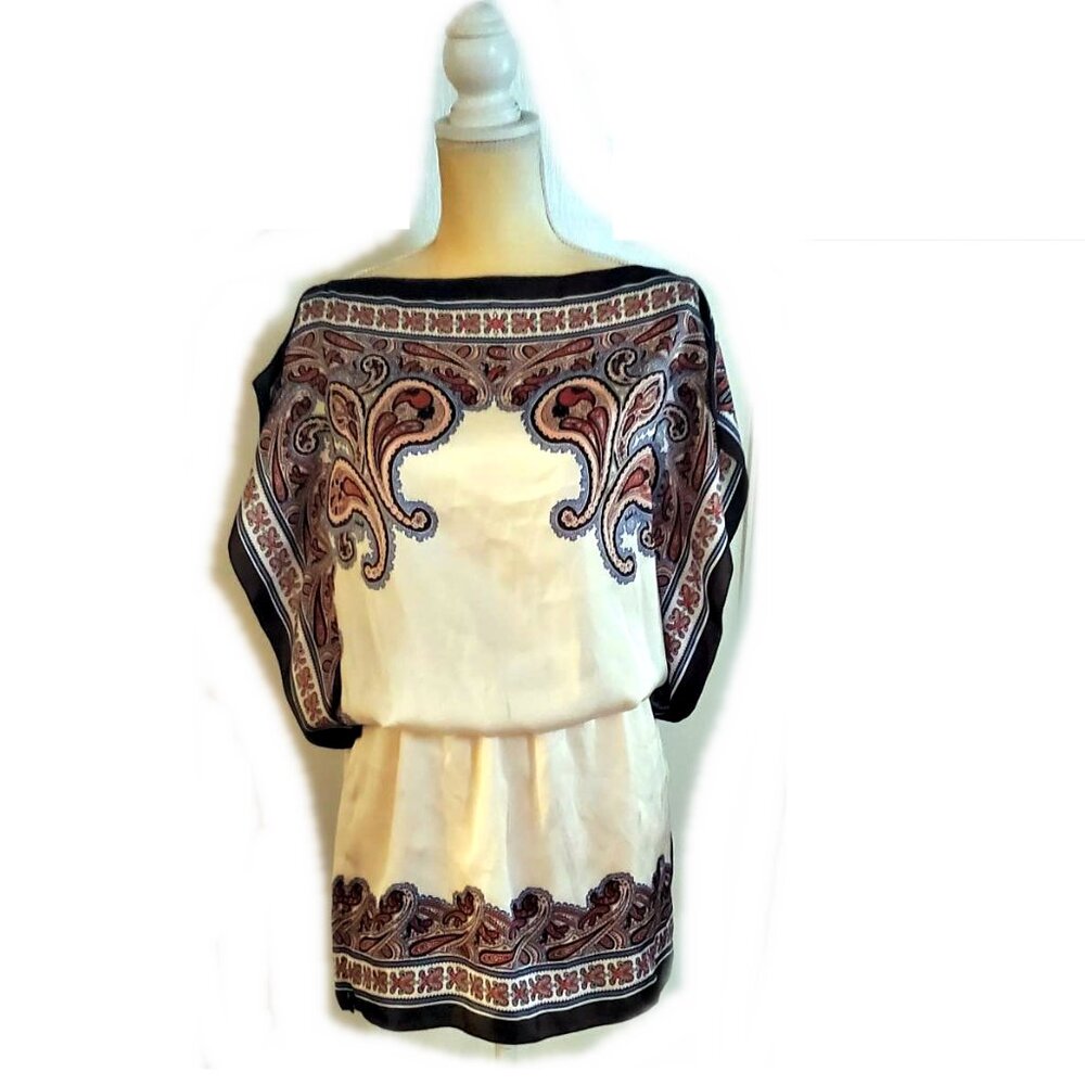 Women's MAX STUDIO Scarf Mini Dress Sz XS EUC